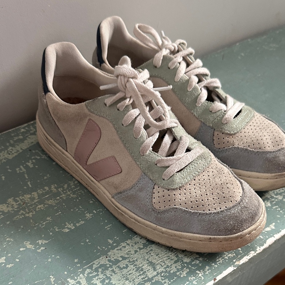 Veja Pastel Suede Sneakers